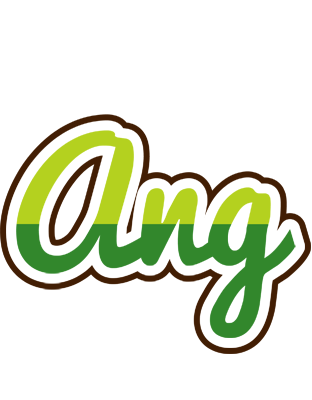 Ang golfing logo