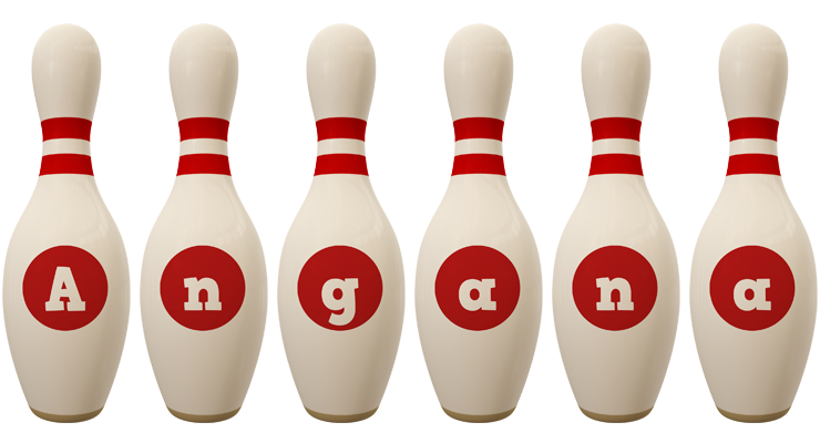 Angana bowling-pin logo