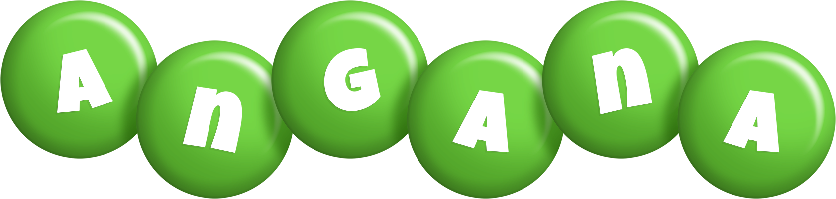 Angana candy-green logo