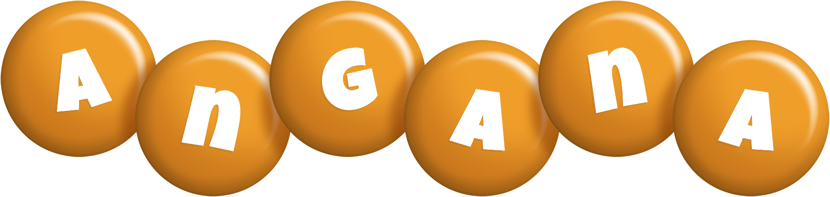 Angana candy-orange logo