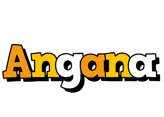 Angana cartoon logo