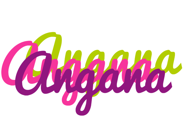Angana flowers logo
