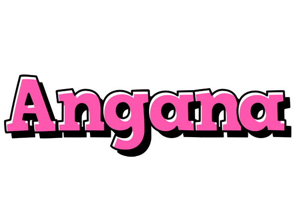 Angana girlish logo