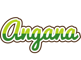 Angana golfing logo