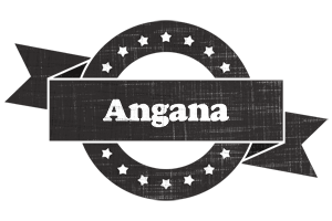 Angana grunge logo