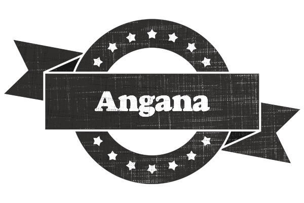 Angana grunge logo