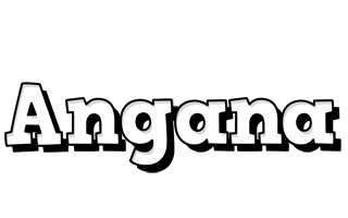 Angana snowing logo