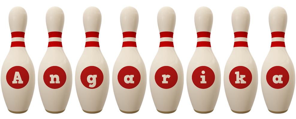 Angarika bowling-pin logo