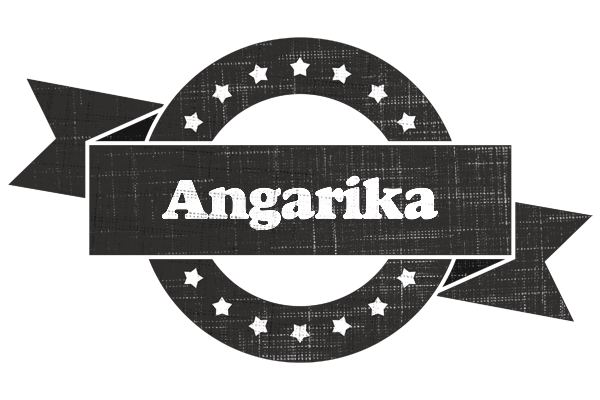 Angarika grunge logo