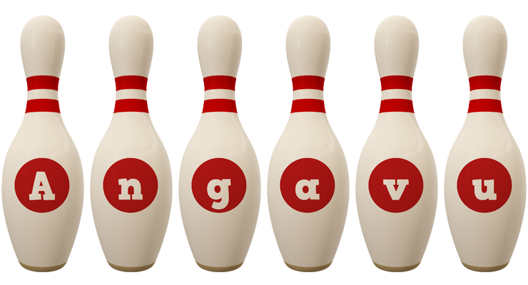 Angavu bowling-pin logo