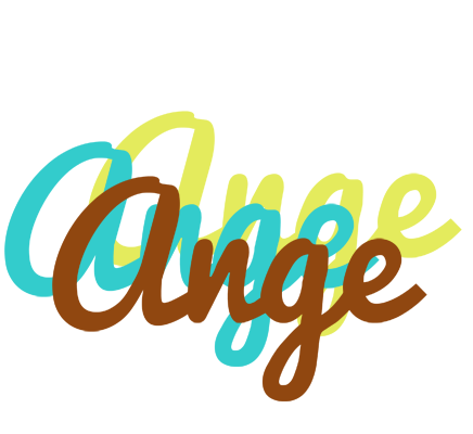 Ange cupcake logo