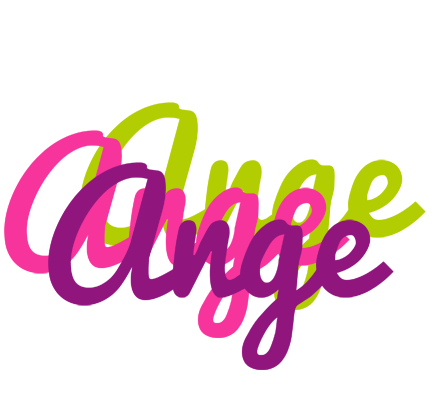 Ange flowers logo