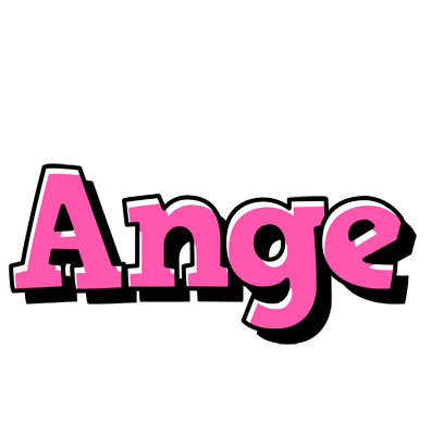 Ange girlish logo