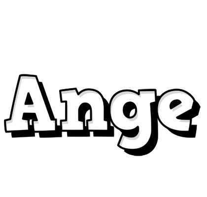 Ange snowing logo