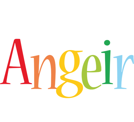 Angeir birthday logo