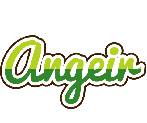 Angeir golfing logo