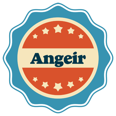 Angeir labels logo