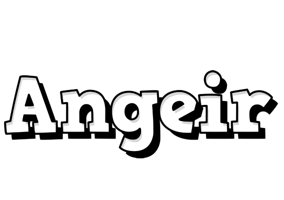 Angeir snowing logo