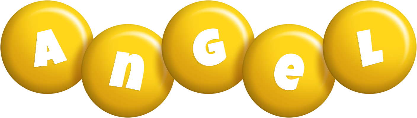 Angel candy-yellow logo