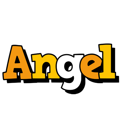 Angel cartoon logo