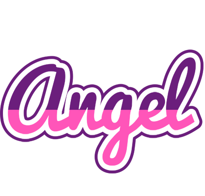 Angel cheerful logo