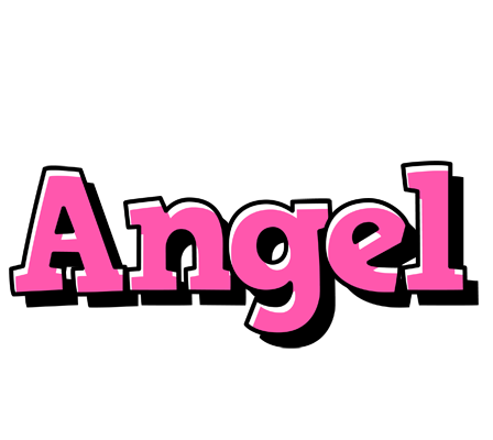 Angel girlish logo