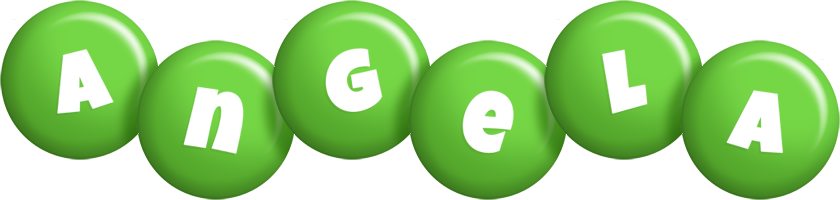 Angela candy-green logo