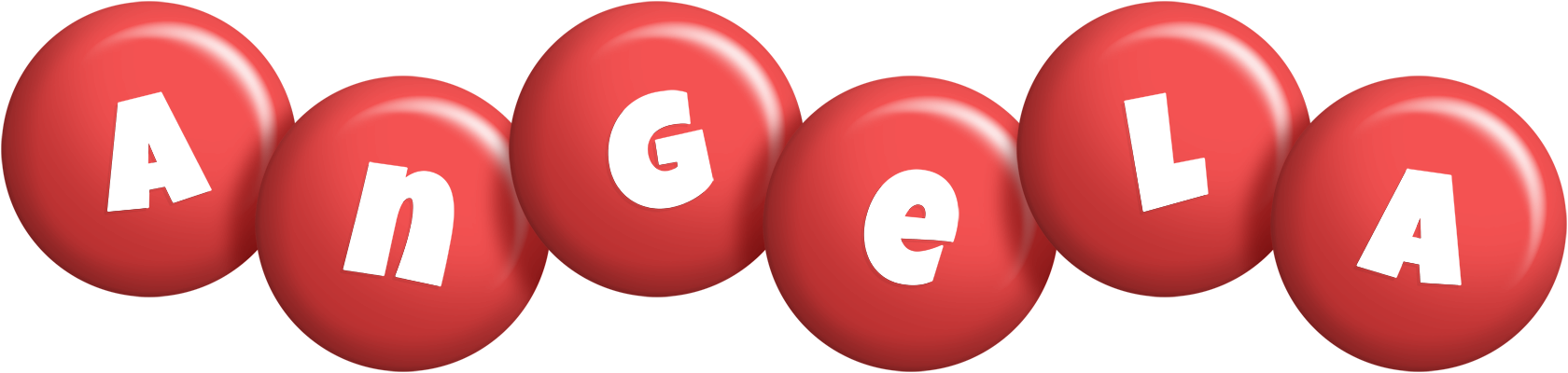 Angela candy-red logo