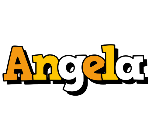 Angela cartoon logo