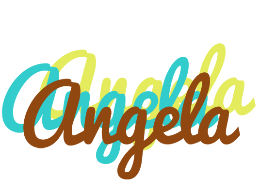 Angela cupcake logo