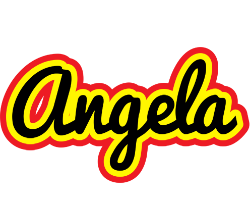 Angela flaming logo