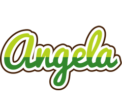 Angela golfing logo