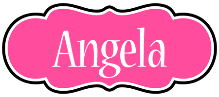 Angela invitation logo