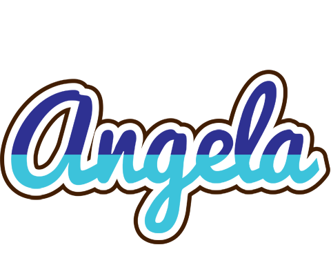 Angela raining logo