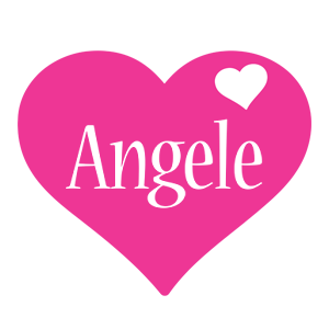 Angele love-heart logo