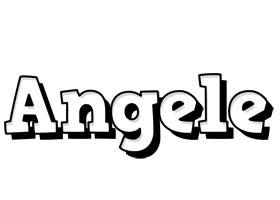 Angele snowing logo