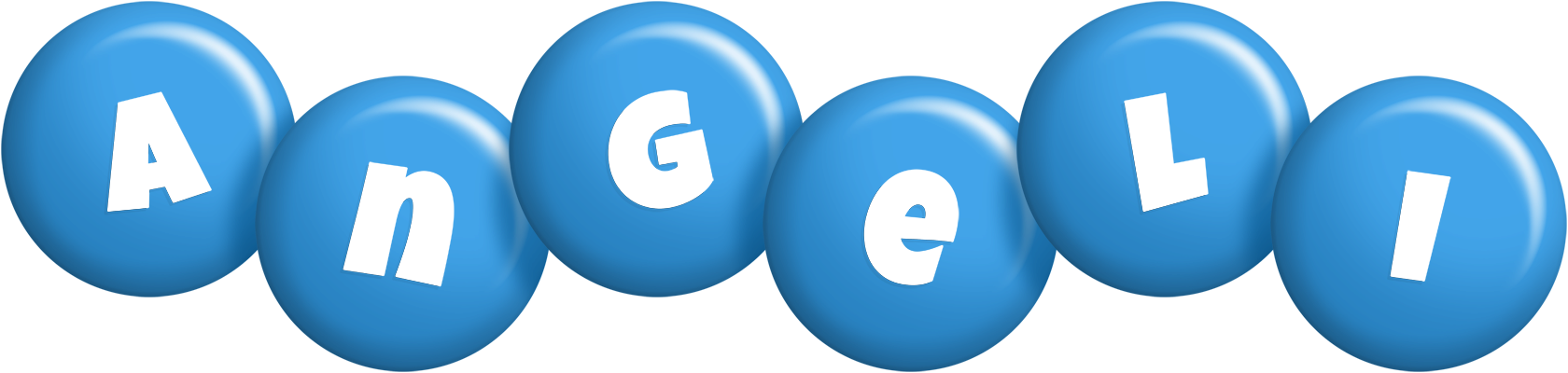 Angeli candy-blue logo