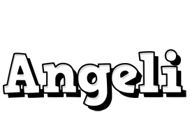 Angeli snowing logo