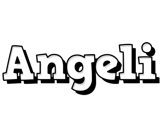 Angeli snowing logo