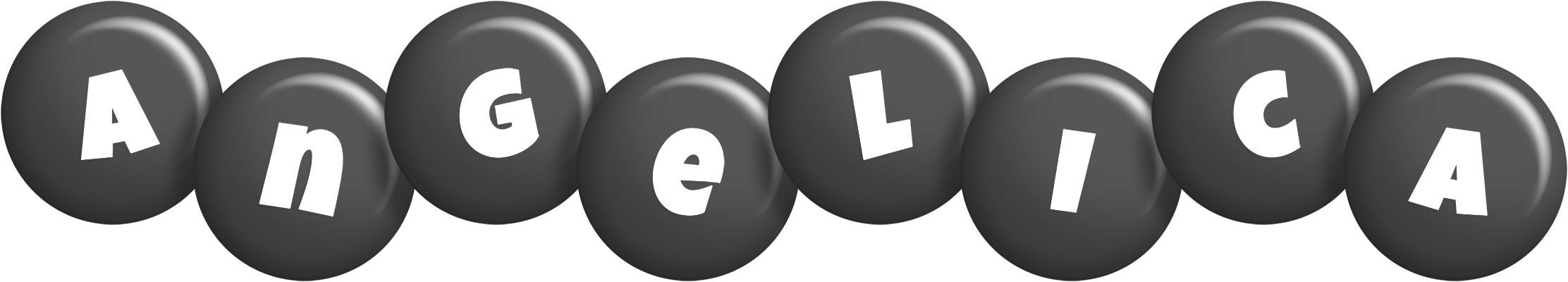 Angelica candy-black logo