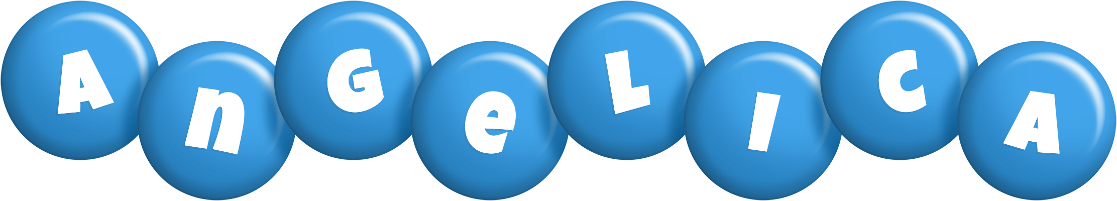 Angelica candy-blue logo