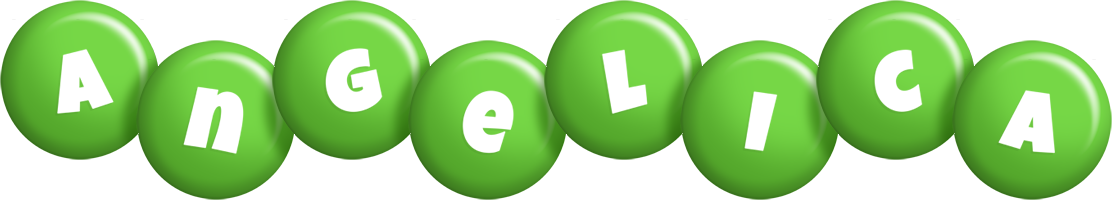 Angelica candy-green logo