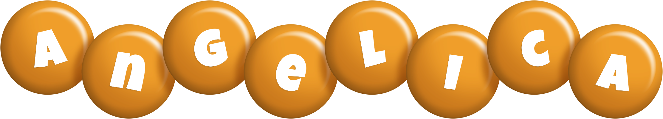 Angelica candy-orange logo