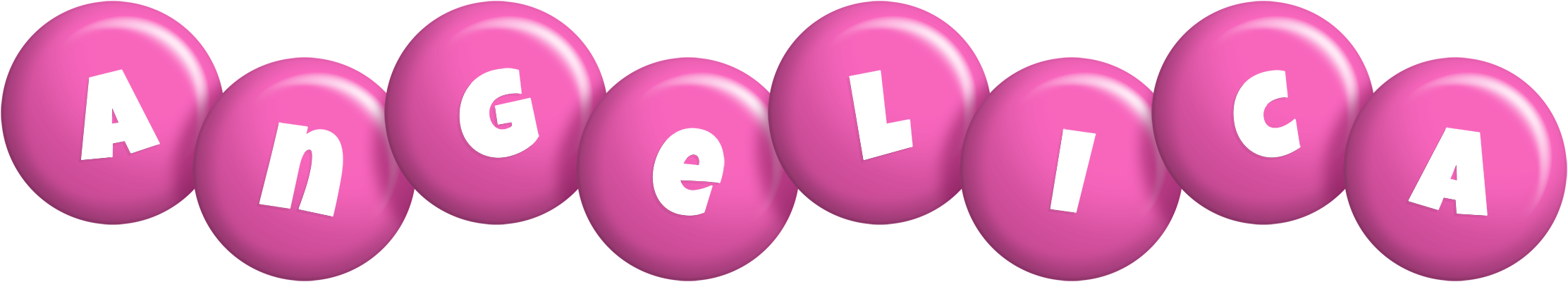 Angelica candy-pink logo