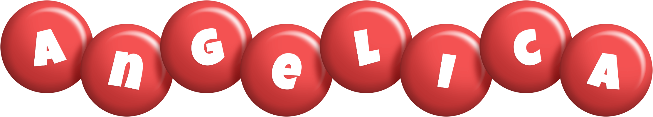 Angelica candy-red logo