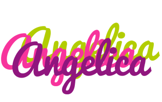 Angelica flowers logo
