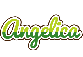 Angelica golfing logo