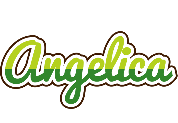 Angelica golfing logo