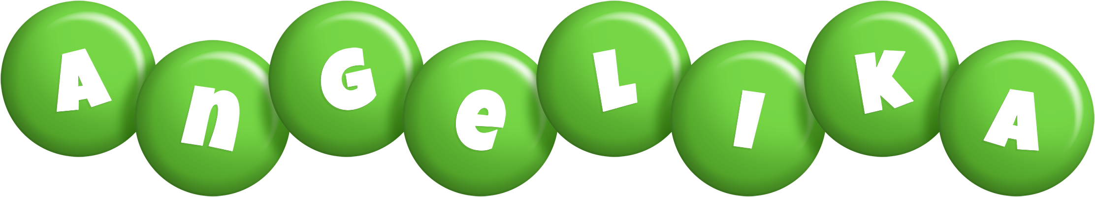 Angelika candy-green logo