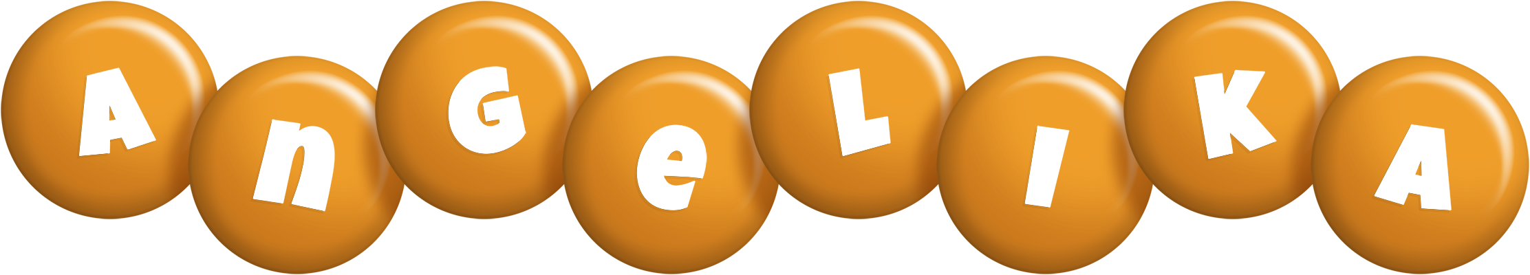Angelika candy-orange logo